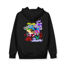 Load image into Gallery viewer, twas world the future pull over hoodie