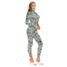 Load image into Gallery viewer, twas world Long-sleeved High-neck Jumpsuit With Zipper