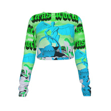 Load image into Gallery viewer, Twas world Round Neck Crop Top T-Shirt