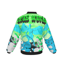 Load image into Gallery viewer, twas world Bomber Jacket With Sleeve Pocket