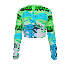 Load image into Gallery viewer, Twas world Round Neck Crop Top T-Shirt