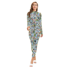Load image into Gallery viewer, twas world Long-sleeved High-neck Jumpsuit With Zipper