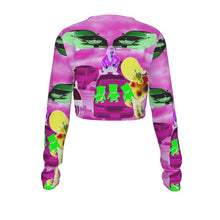 Load image into Gallery viewer, twas world long sleeve crop top #1