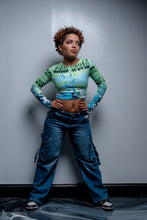 Load image into Gallery viewer, Twas world Round Neck Crop Top T-Shirt