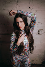 Load image into Gallery viewer, twas world Long-sleeved High-neck Jumpsuit With Zipper