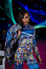 Load image into Gallery viewer, twas world Women's Long-sleeved High-neck Jumpsuit With Zipper#3