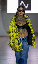 Load image into Gallery viewer, Mask yellow X puffer
