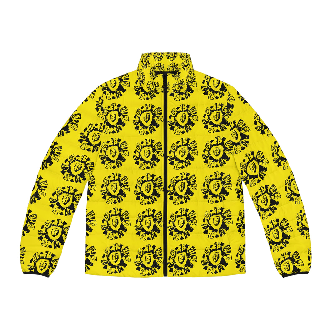 Mask yellow X puffer